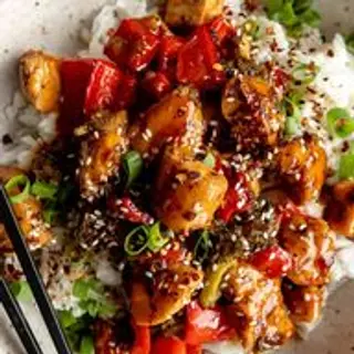 Chicken Teriyaki with Steamed Basmati Rice