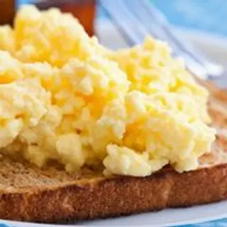 Scrambled Eggs on Toast