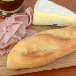 THE FRENCH CONNECTION - Baguette with Brie, Ham & Chilli Jam
